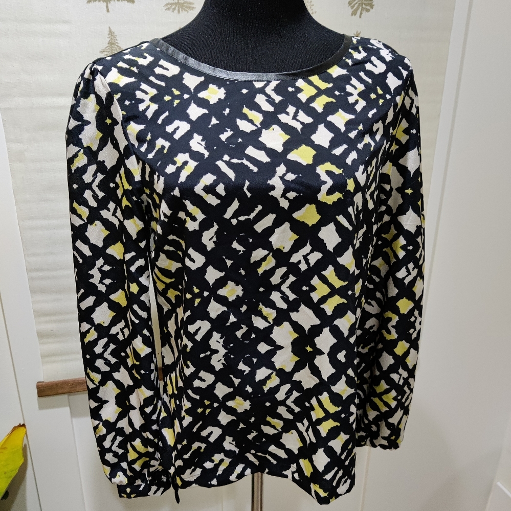 PJK Abstract Print Blouse - Medium